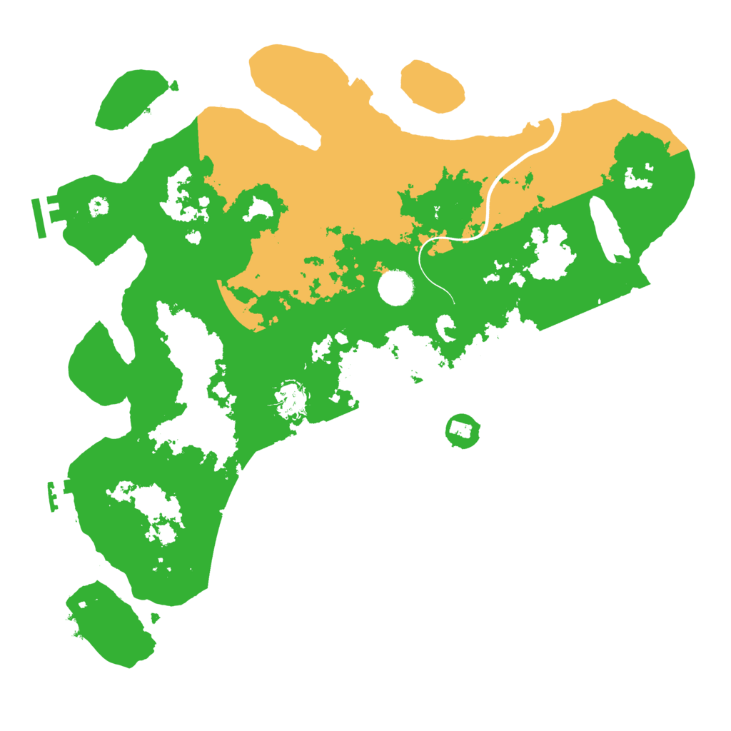 Biome Rust Map: Procedural Map, Size: 3700, Seed: 1155817453