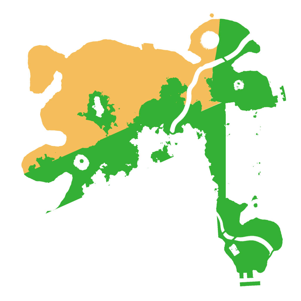Biome Rust Map: Procedural Map, Size: 3000, Seed: 346369