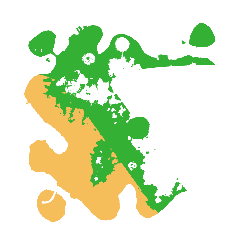 Biome Rust Map: Procedural Map, Size: 3000, Seed: 86467126