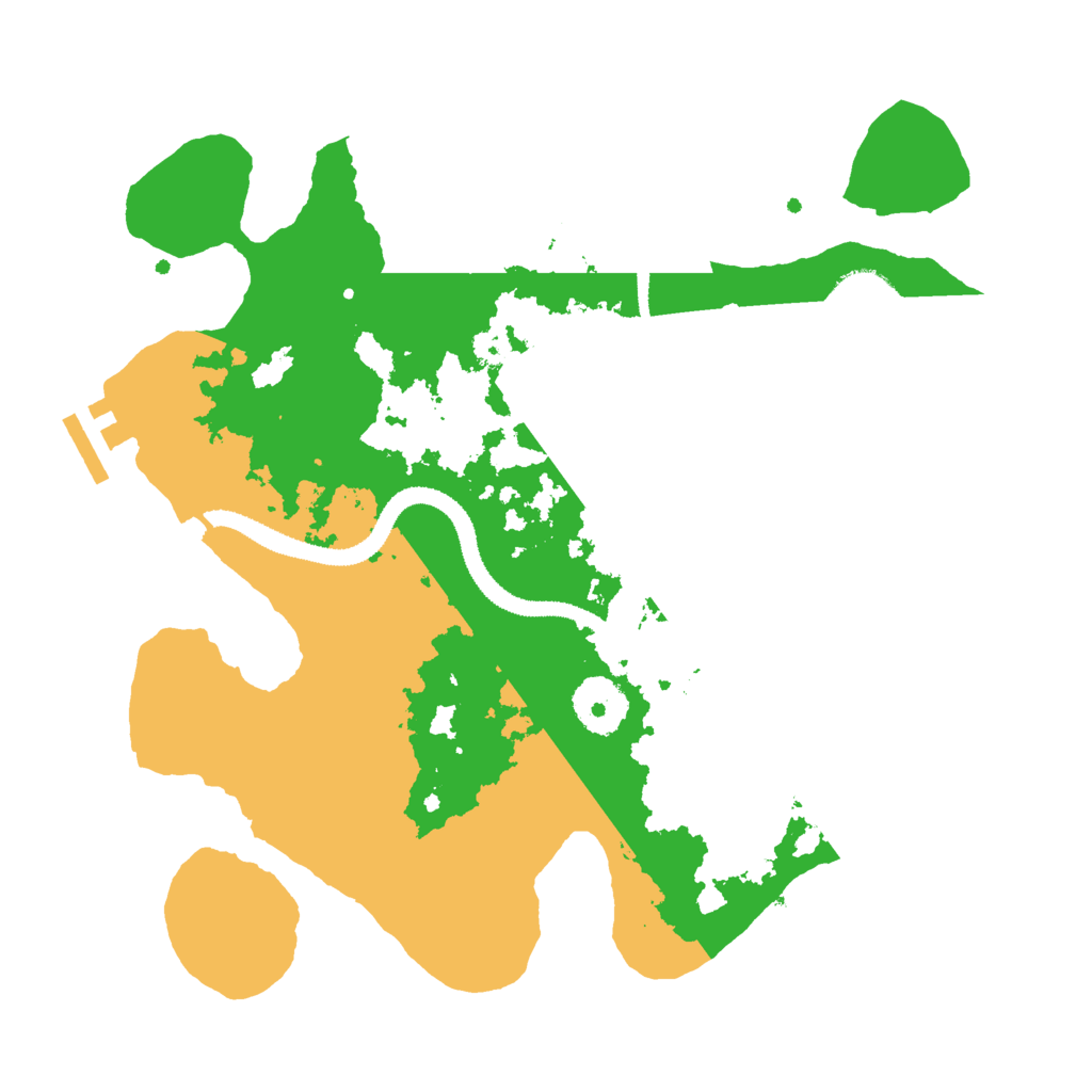 Biome Rust Map: Procedural Map, Size: 3000, Seed: 86467126