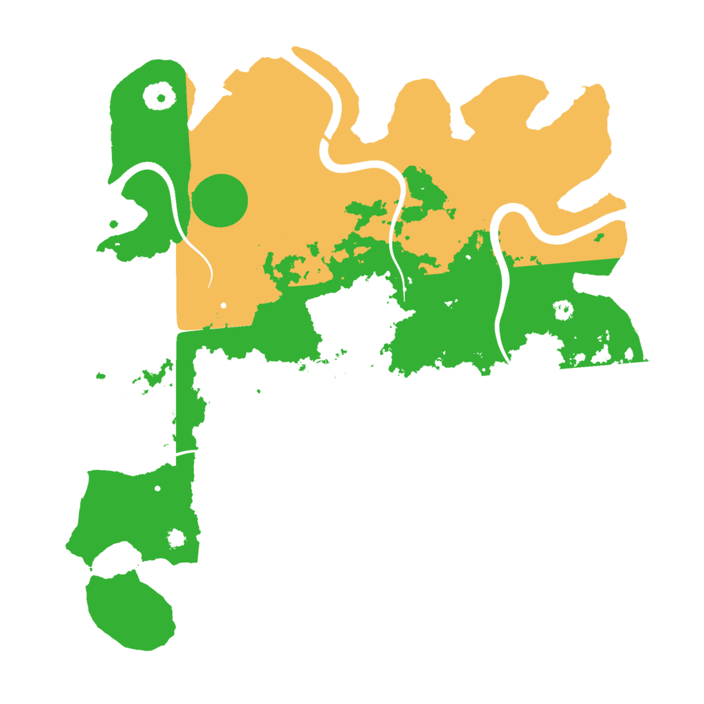 Biome Rust Map: Procedural Map, Size: 3500, Seed: 215432185