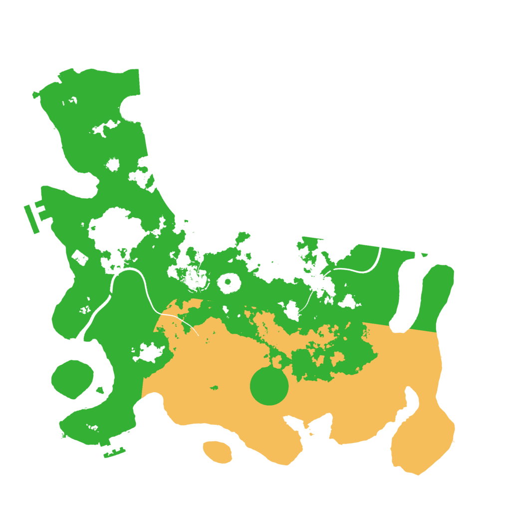 Biome Rust Map: Procedural Map, Size: 3500, Seed: 890832604