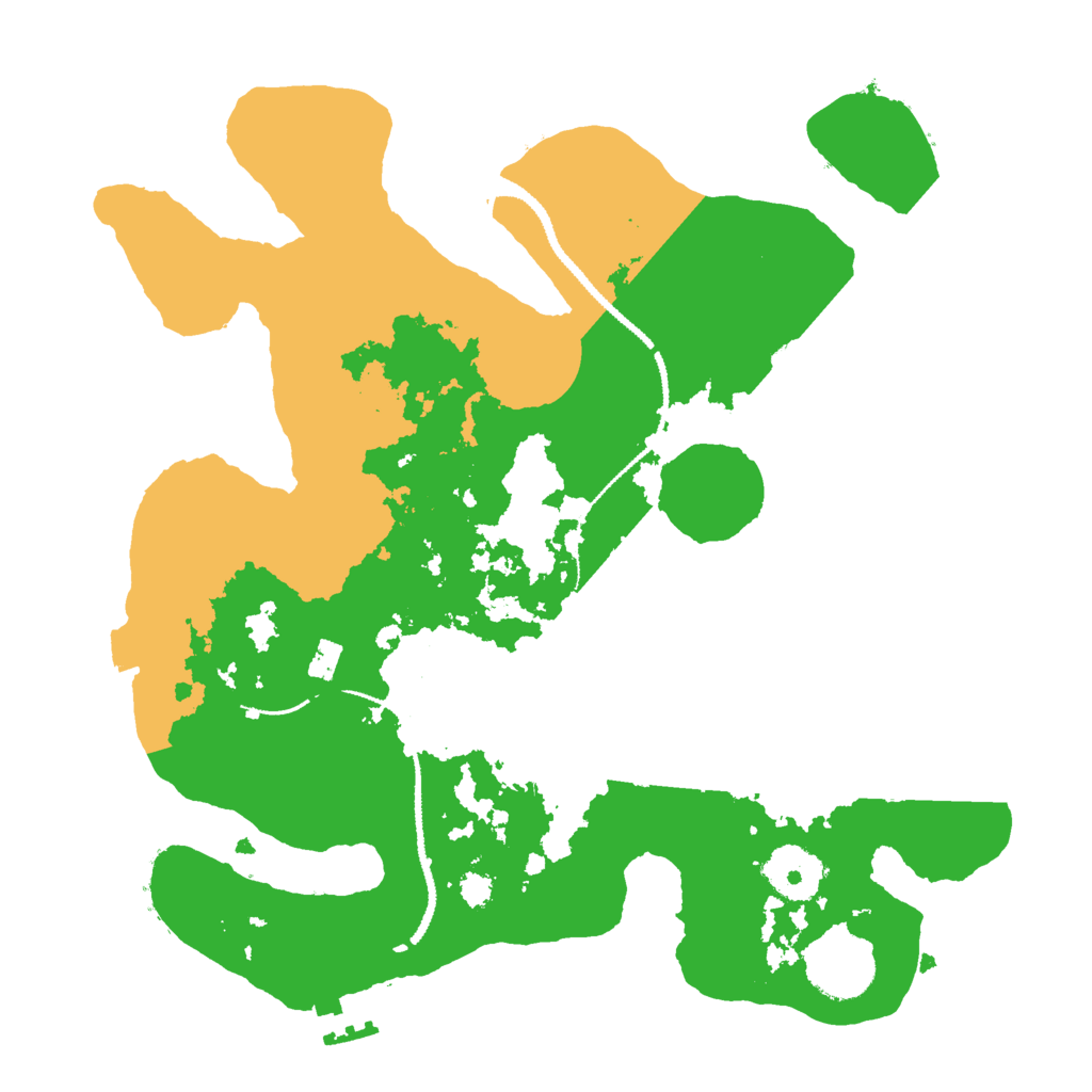 Biome Rust Map: Procedural Map, Size: 3000, Seed: 1402768774