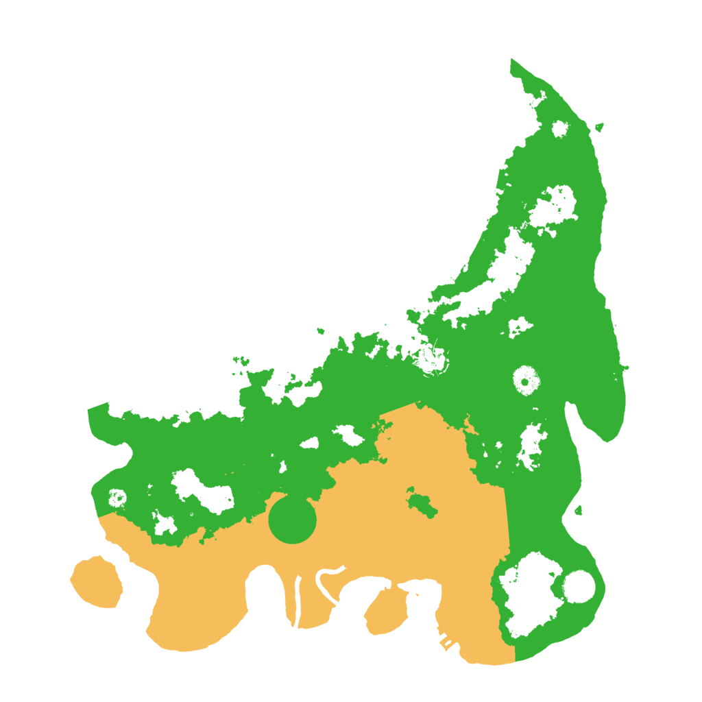 Biome Rust Map: Procedural Map, Size: 3850, Seed: 531038929