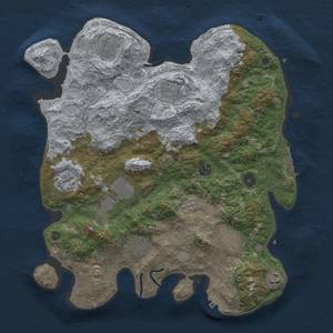 Thumbnail Rust Map: Procedural Map, Size: 3850, Seed: 531038929, 18 Monuments