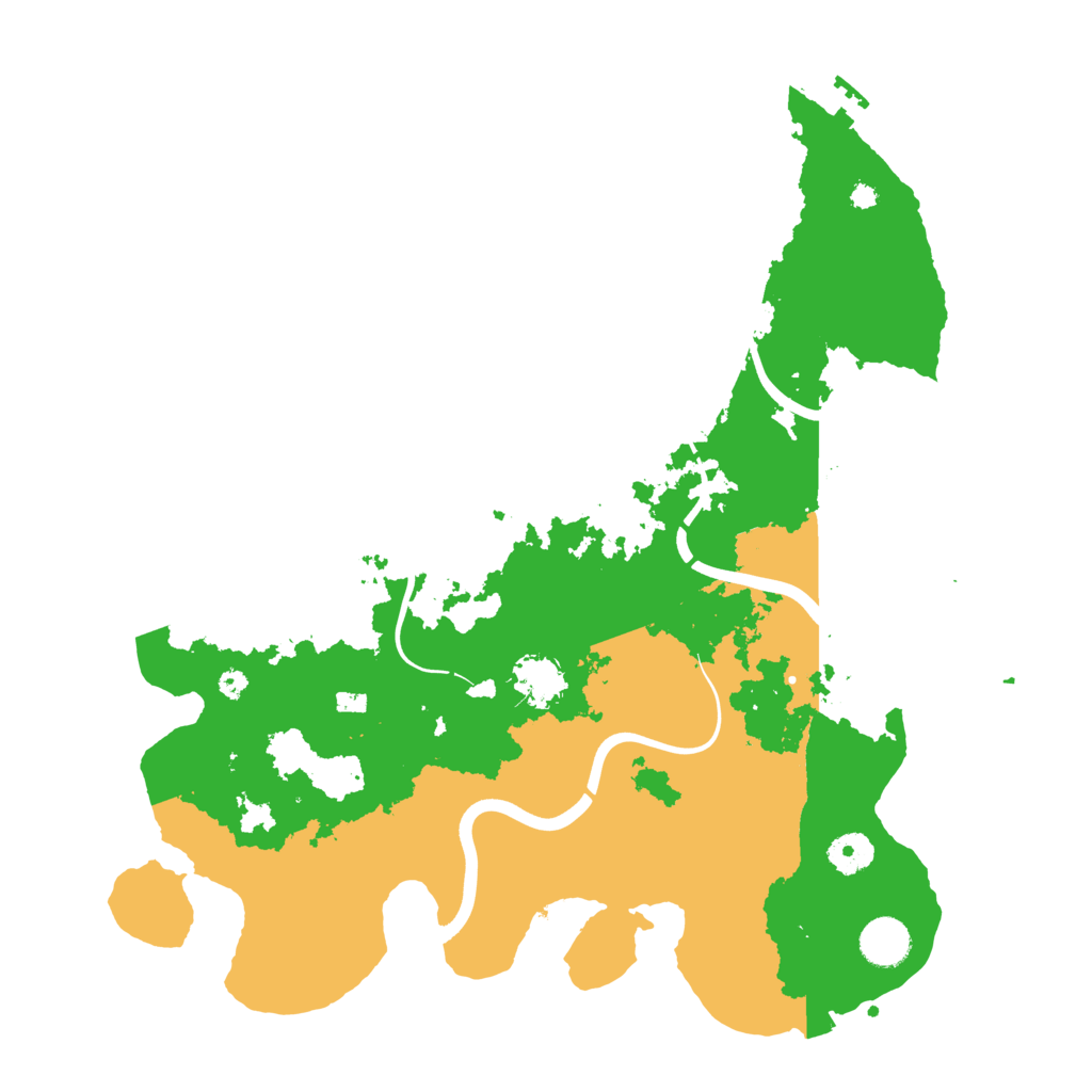 Biome Rust Map: Procedural Map, Size: 3850, Seed: 531038929