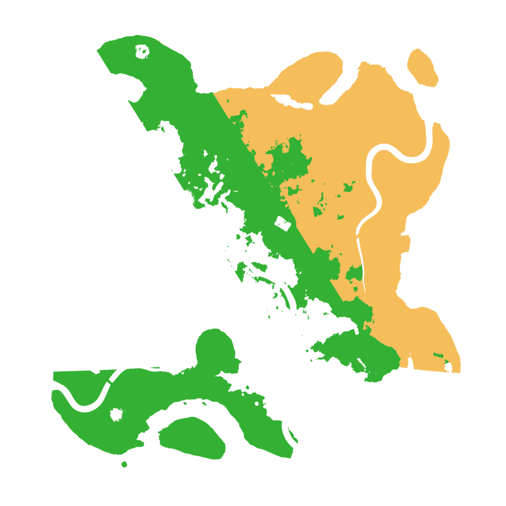 Biome Rust Map: Procedural Map, Size: 3500, Seed: 760311867
