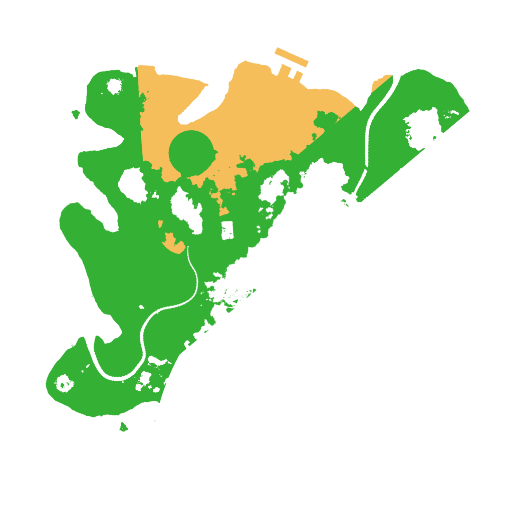 Biome Rust Map: Procedural Map, Size: 3000, Seed: 2394255