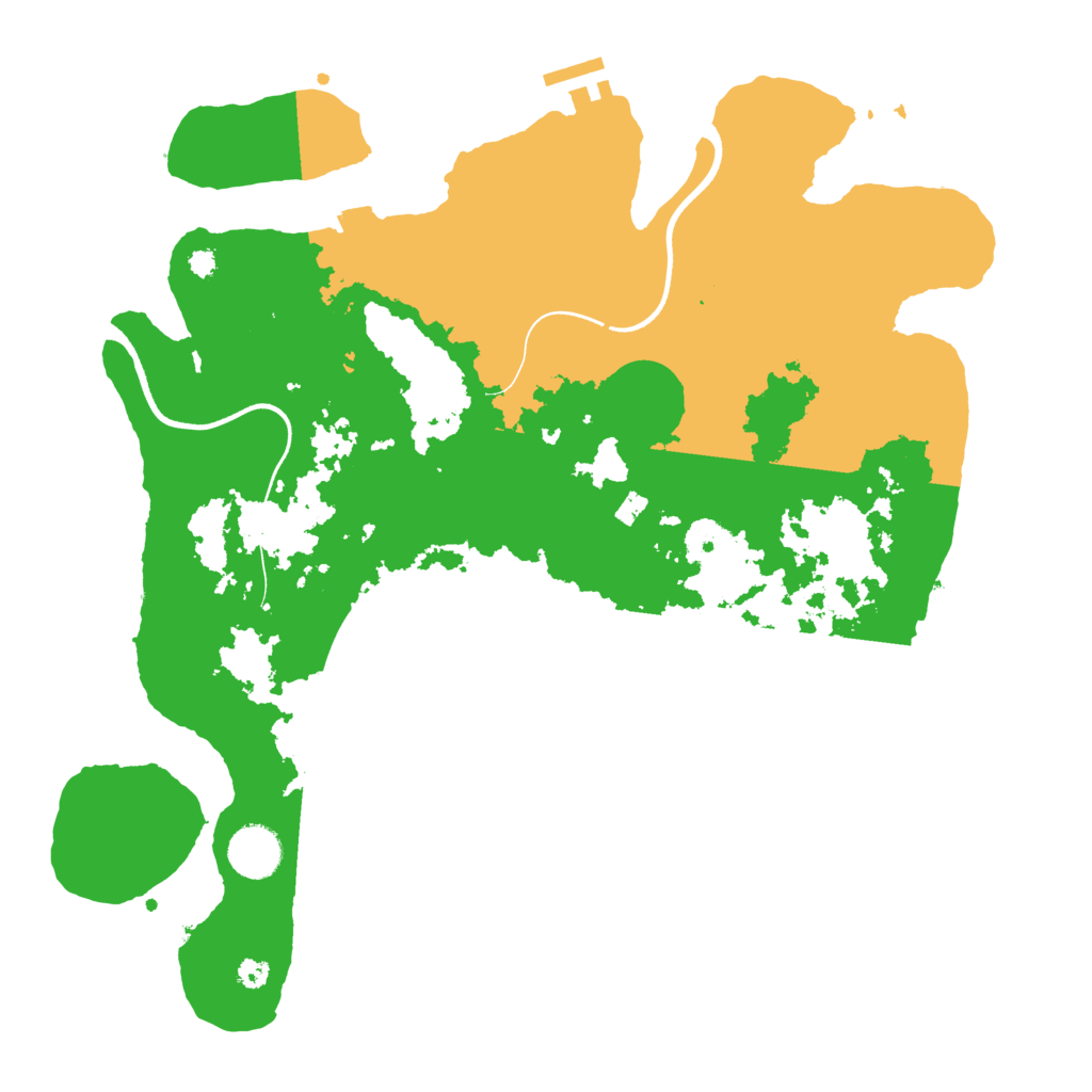 Biome Rust Map: Procedural Map, Size: 3600, Seed: 248202120