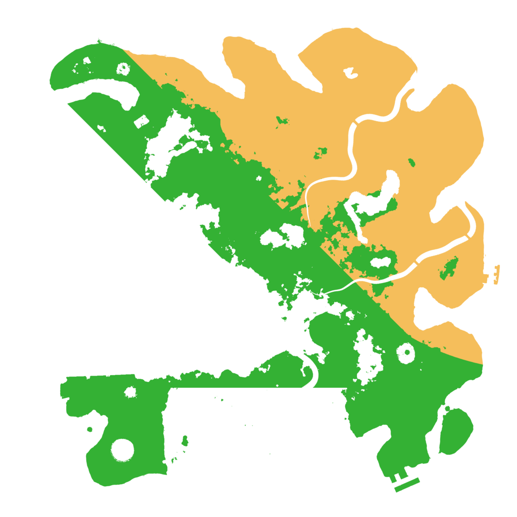 Biome Rust Map: Procedural Map, Size: 4000, Seed: 478837844