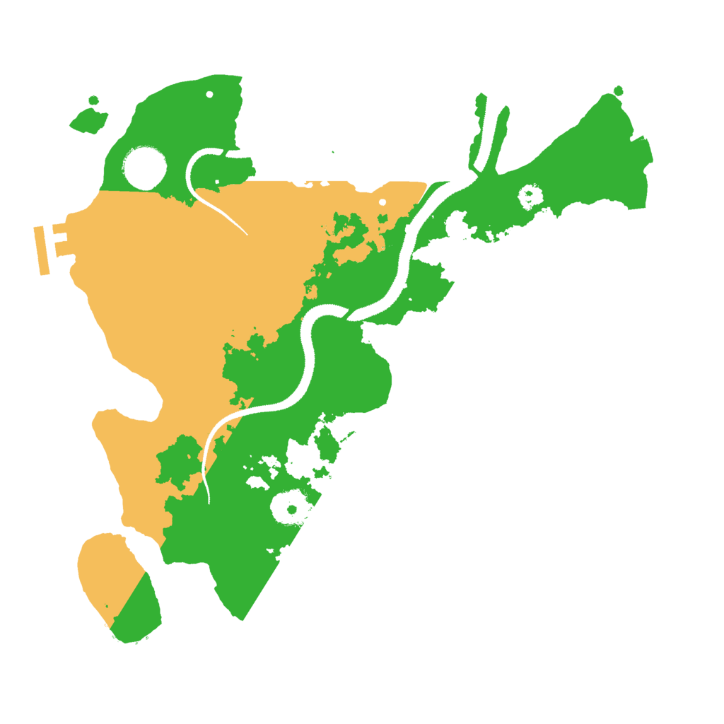 Biome Rust Map: Procedural Map, Size: 3000, Seed: 2408964