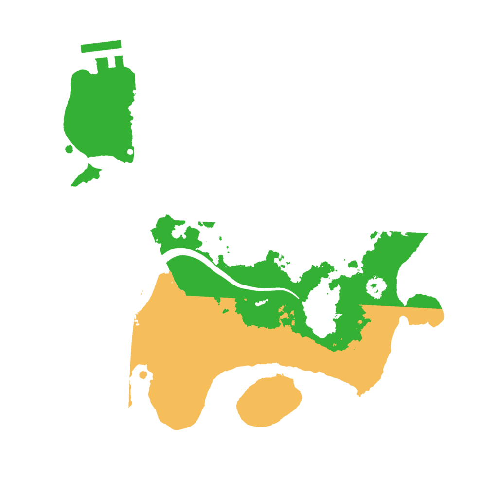 Biome Rust Map: Procedural Map, Size: 2500, Seed: 792998960