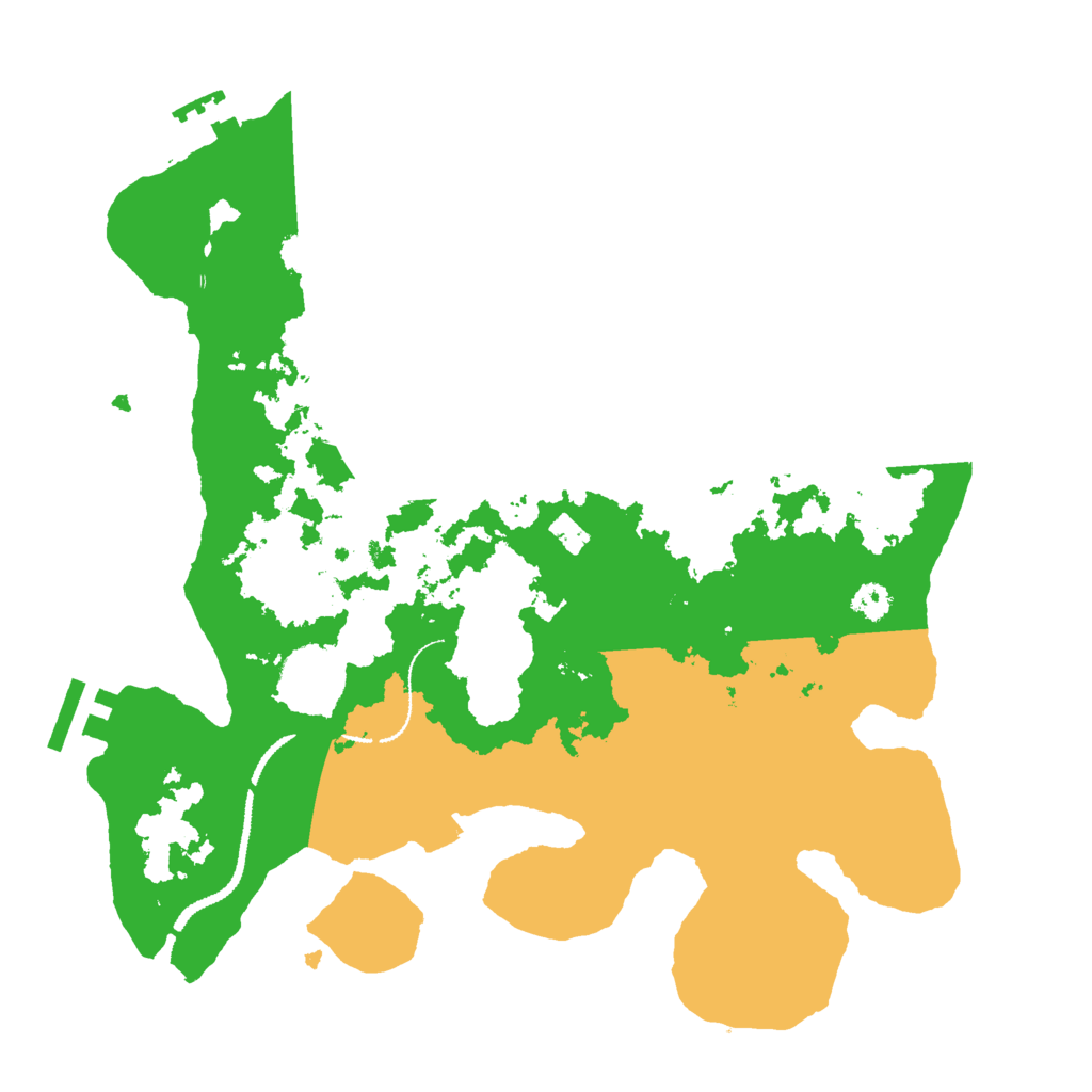 Biome Rust Map: Procedural Map, Size: 3000, Seed: 695188516