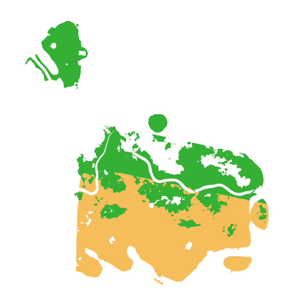 Biome Rust Map: Procedural Map, Size: 4500, Seed: 85638591