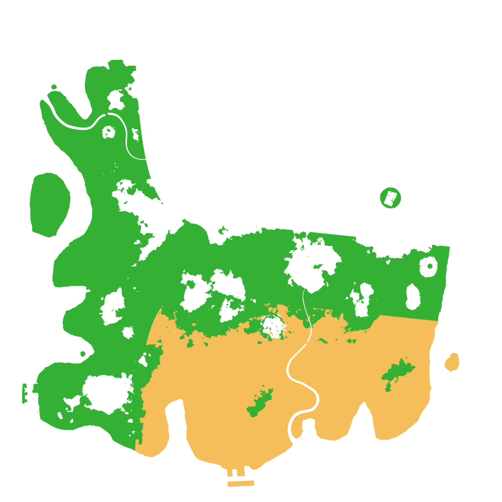 Biome Rust Map: Procedural Map, Size: 3850, Seed: 1579854976