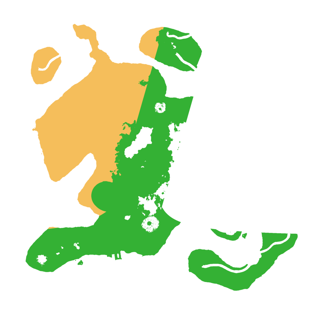 Biome Rust Map: Procedural Map, Size: 3000, Seed: 20893997