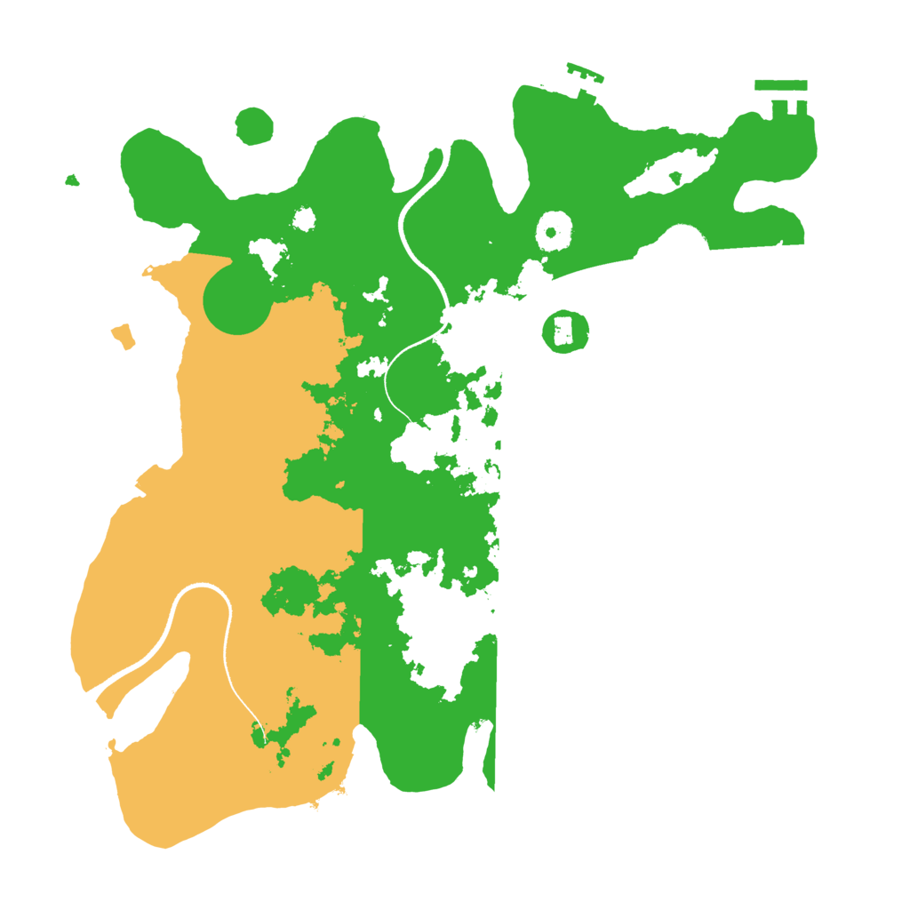 Biome Rust Map: Procedural Map, Size: 3500, Seed: 795