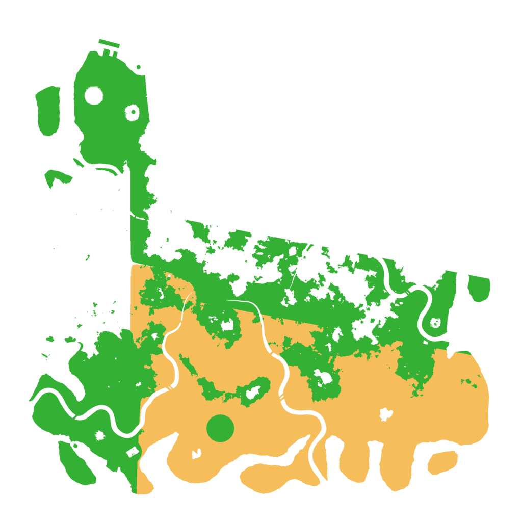 Biome Rust Map: Procedural Map, Size: 5000, Seed: 100685