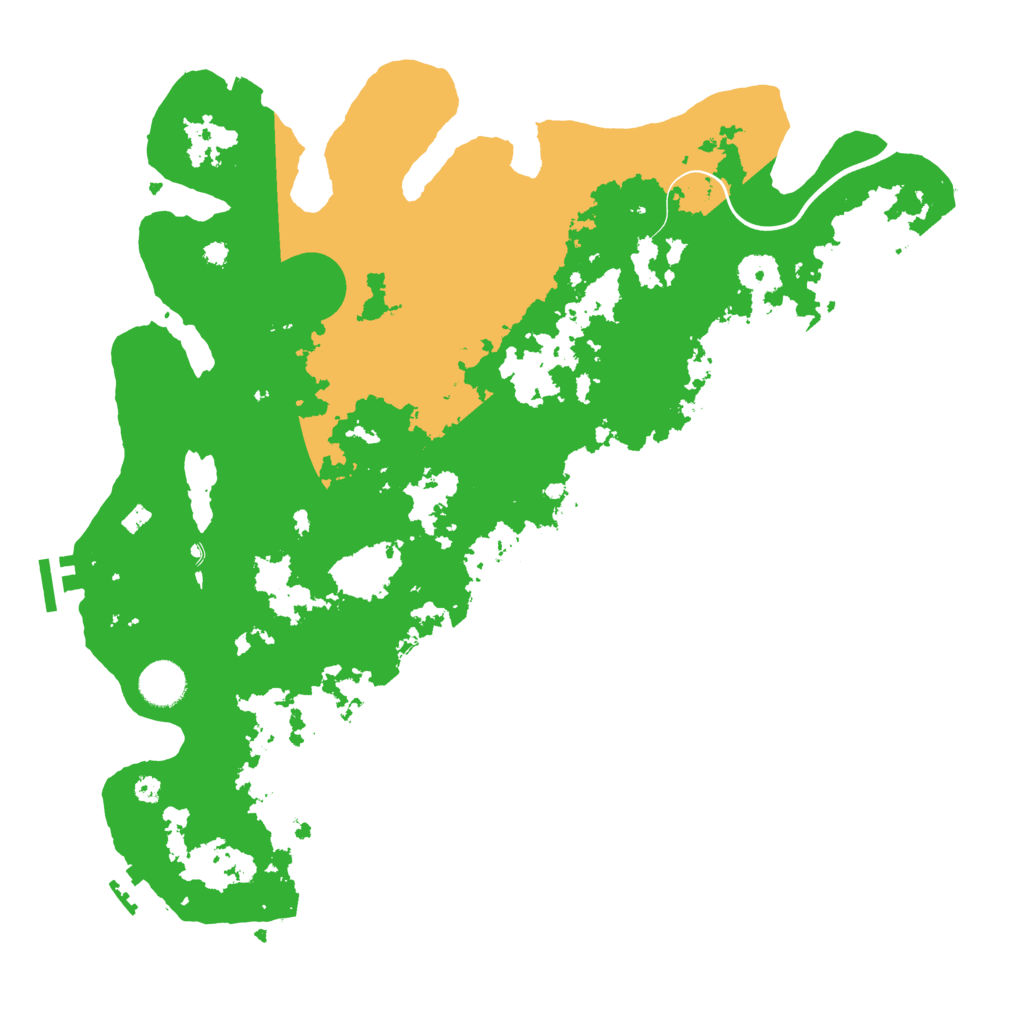Biome Rust Map: Procedural Map, Size: 3900, Seed: 2245