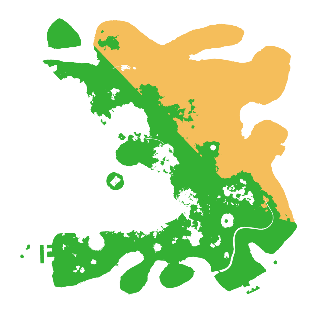 Biome Rust Map: Procedural Map, Size: 3500, Seed: 1854598477