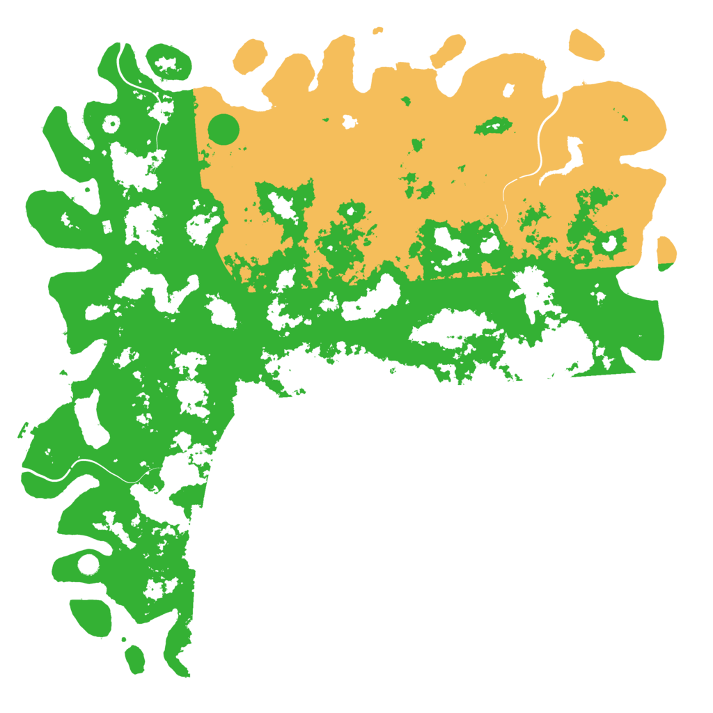 Biome Rust Map: Procedural Map, Size: 6000, Seed: 1613329793