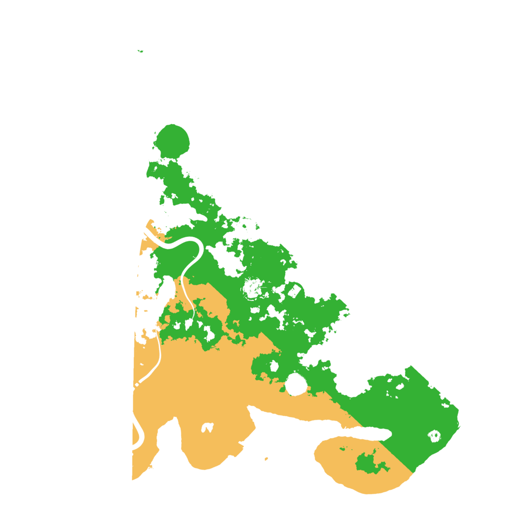 Biome Rust Map: Procedural Map, Size: 4300, Seed: 1492