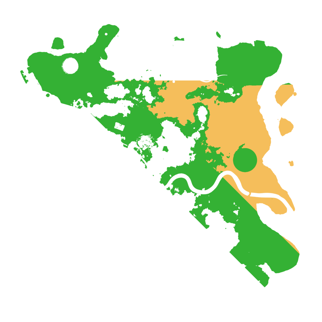 Biome Rust Map: Procedural Map, Size: 3550, Seed: 32164