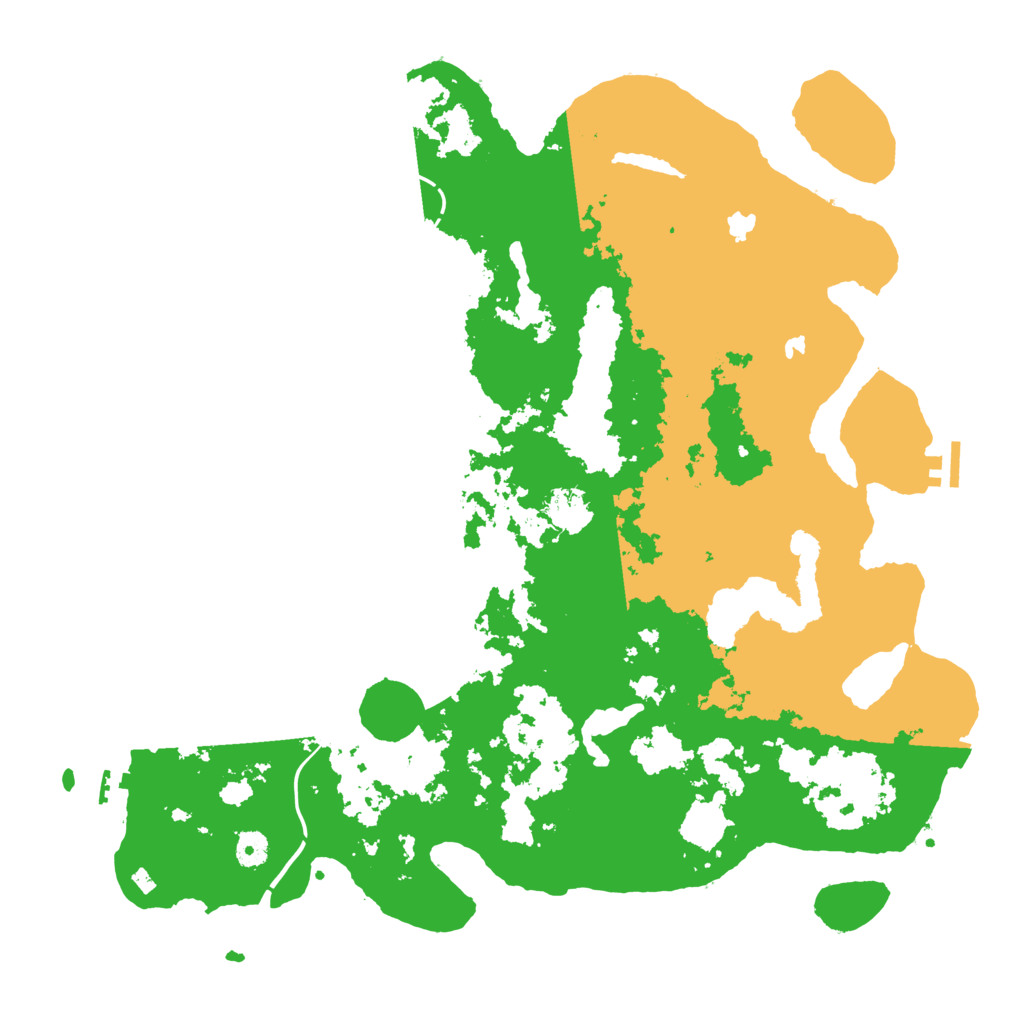 Biome Rust Map: Procedural Map, Size: 4500, Seed: 705973745