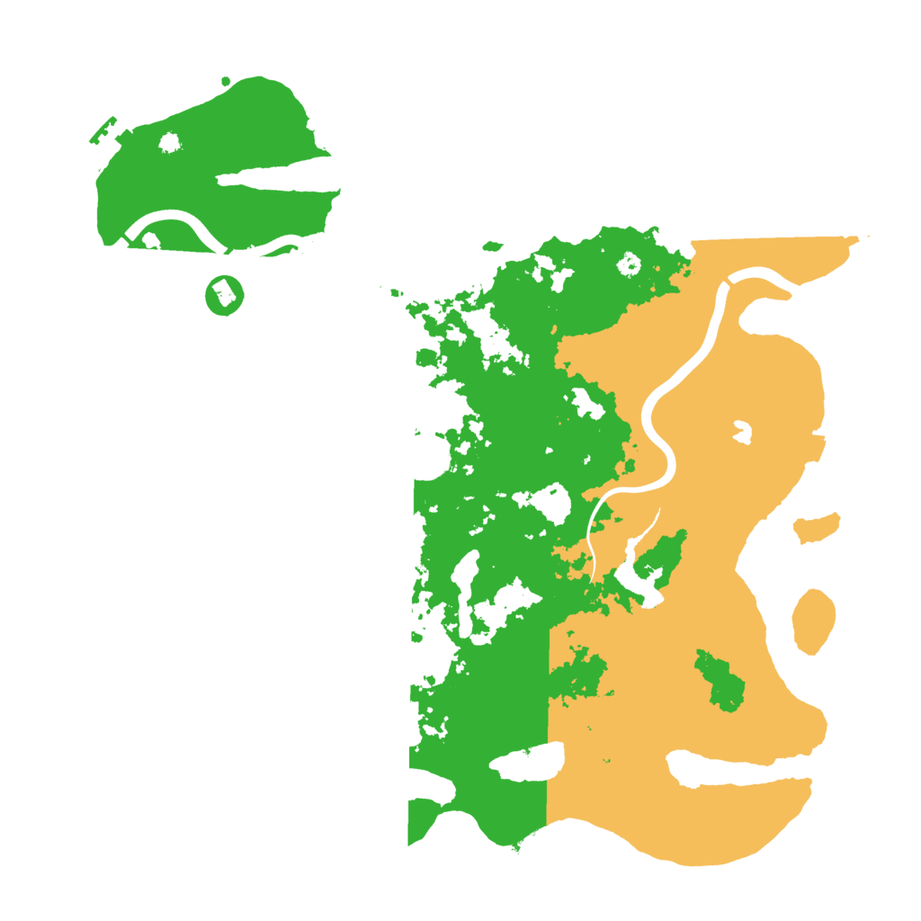 Biome Rust Map: Procedural Map, Size: 4000, Seed: 833446