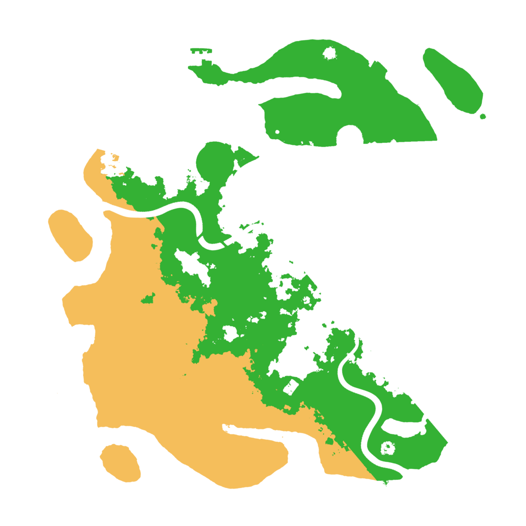Biome Rust Map: Procedural Map, Size: 3700, Seed: 2127935790
