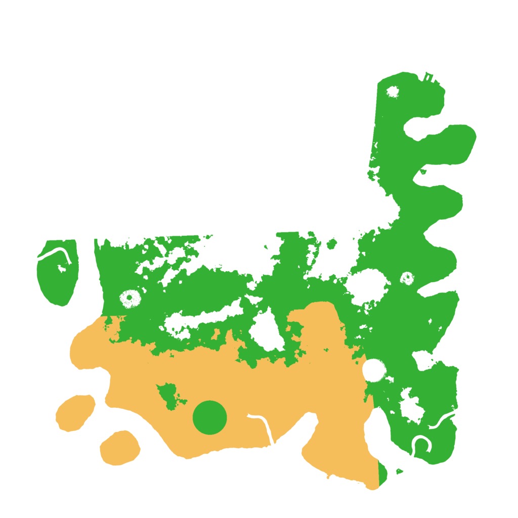 Biome Rust Map: Procedural Map, Size: 4000, Seed: 4586697