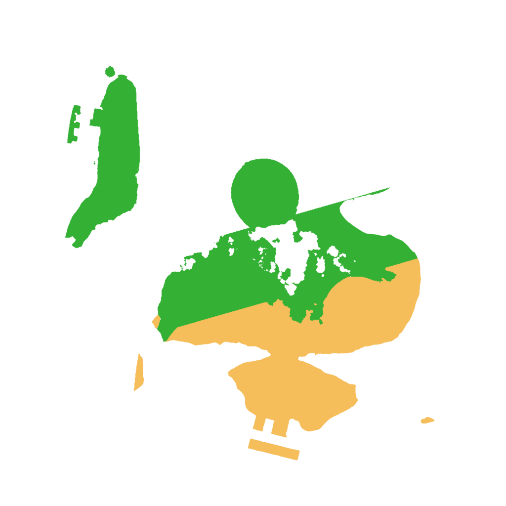 Biome Rust Map: Procedural Map, Size: 2000, Seed: 3252624