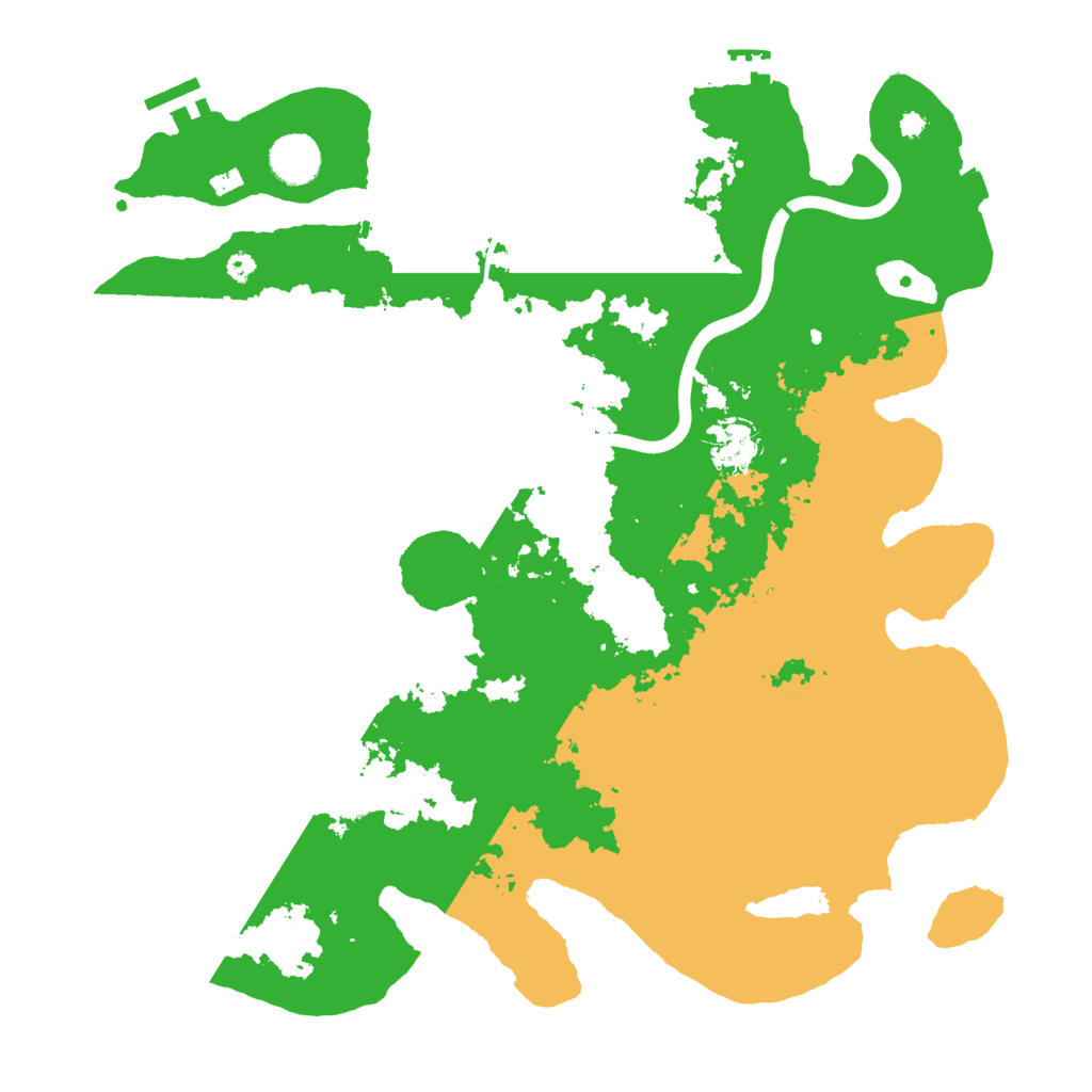 Biome Rust Map: Procedural Map, Size: 3850, Seed: 802789685