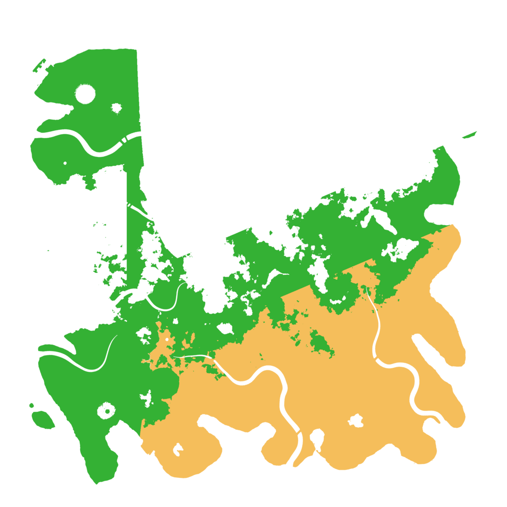 Biome Rust Map: Procedural Map, Size: 4500, Seed: 5464179