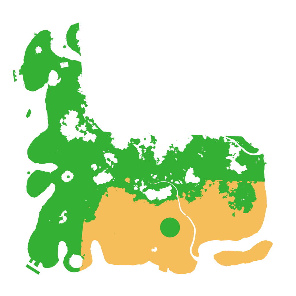 Biome Rust Map: Procedural Map, Size: 3950, Seed: 1177403550