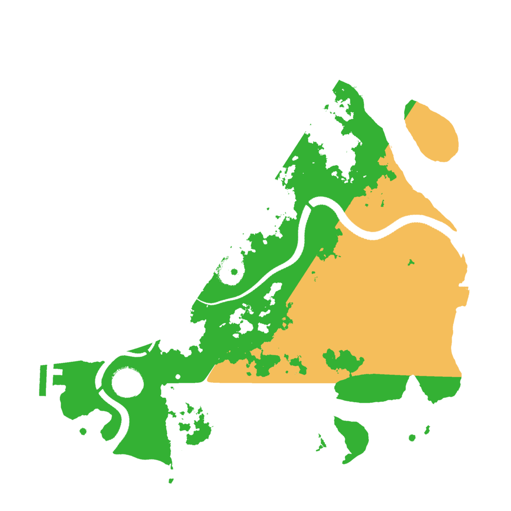 Biome Rust Map: Procedural Map, Size: 3000, Seed: 739440570