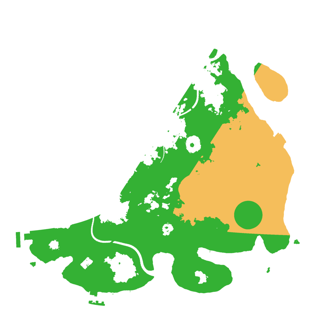 Biome Rust Map: Procedural Map, Size: 3000, Seed: 739440570