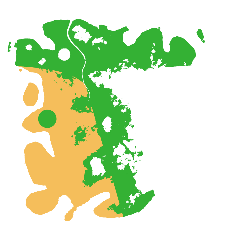 Biome Rust Map: Procedural Map, Size: 3500, Seed: 3560