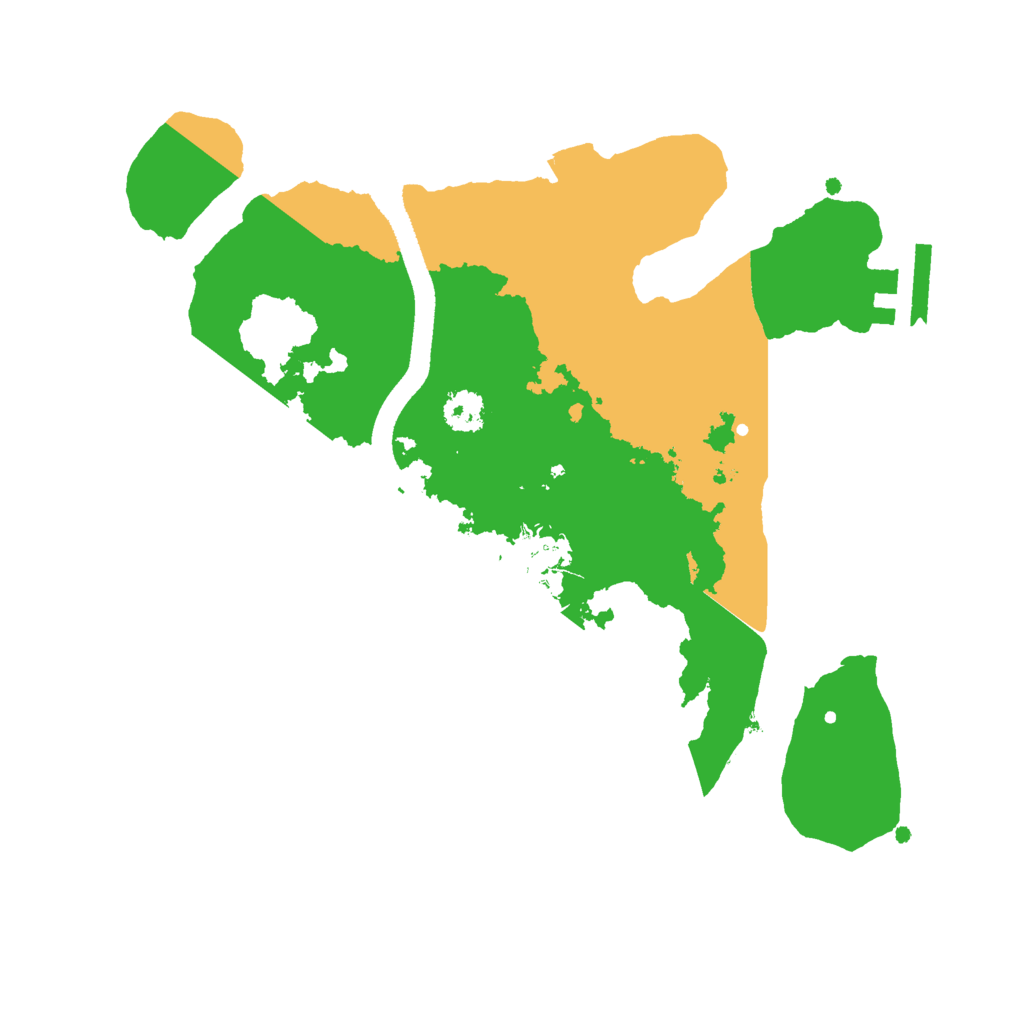 Biome Rust Map: Procedural Map, Size: 2500, Seed: 12920