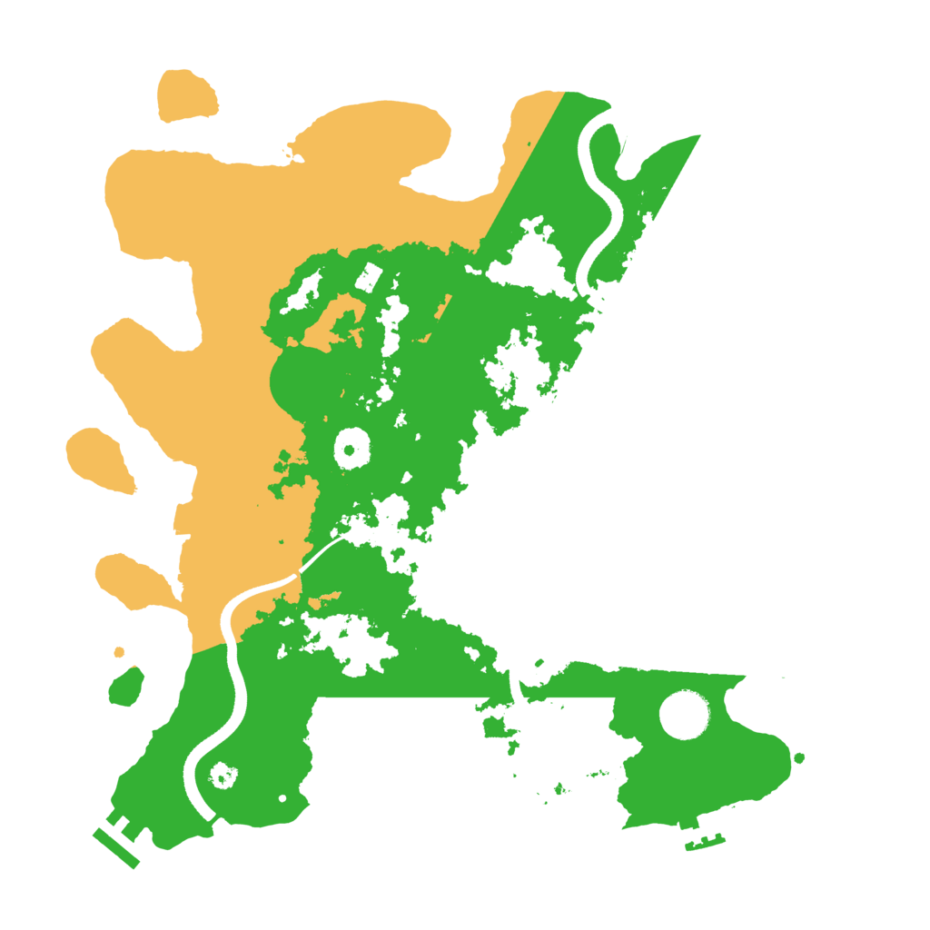 Biome Rust Map: Procedural Map, Size: 3500, Seed: 2837193