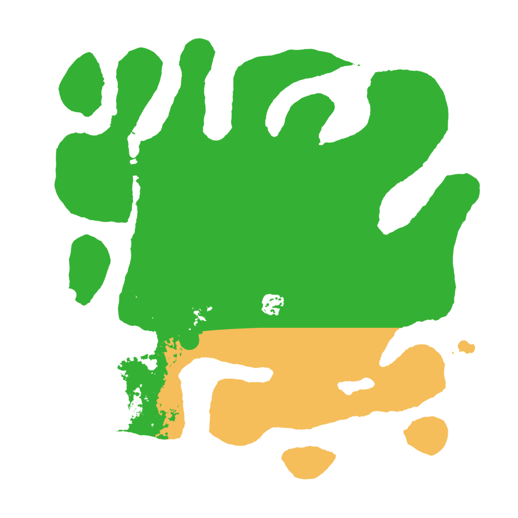 Biome Rust Map: Barren, Size: 3500, Seed: 7895