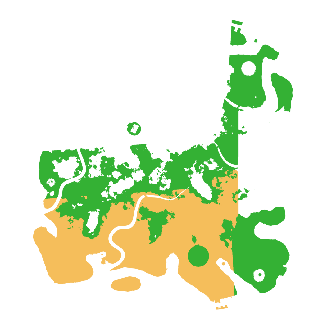 Biome Rust Map: Procedural Map, Size: 3950, Seed: 943887541