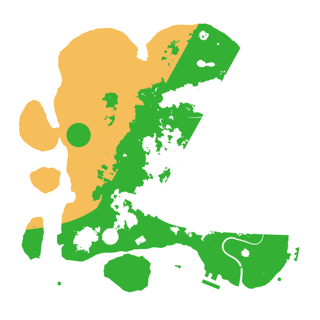 Biome Rust Map: Procedural Map, Size: 3500, Seed: 856974