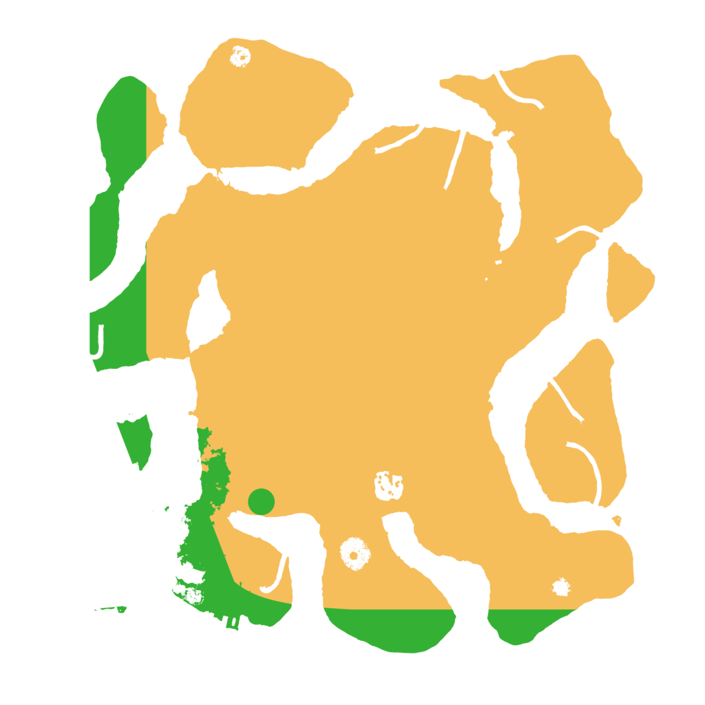 Biome Rust Map: Procedural Map, Size: 3500, Seed: 1753541088
