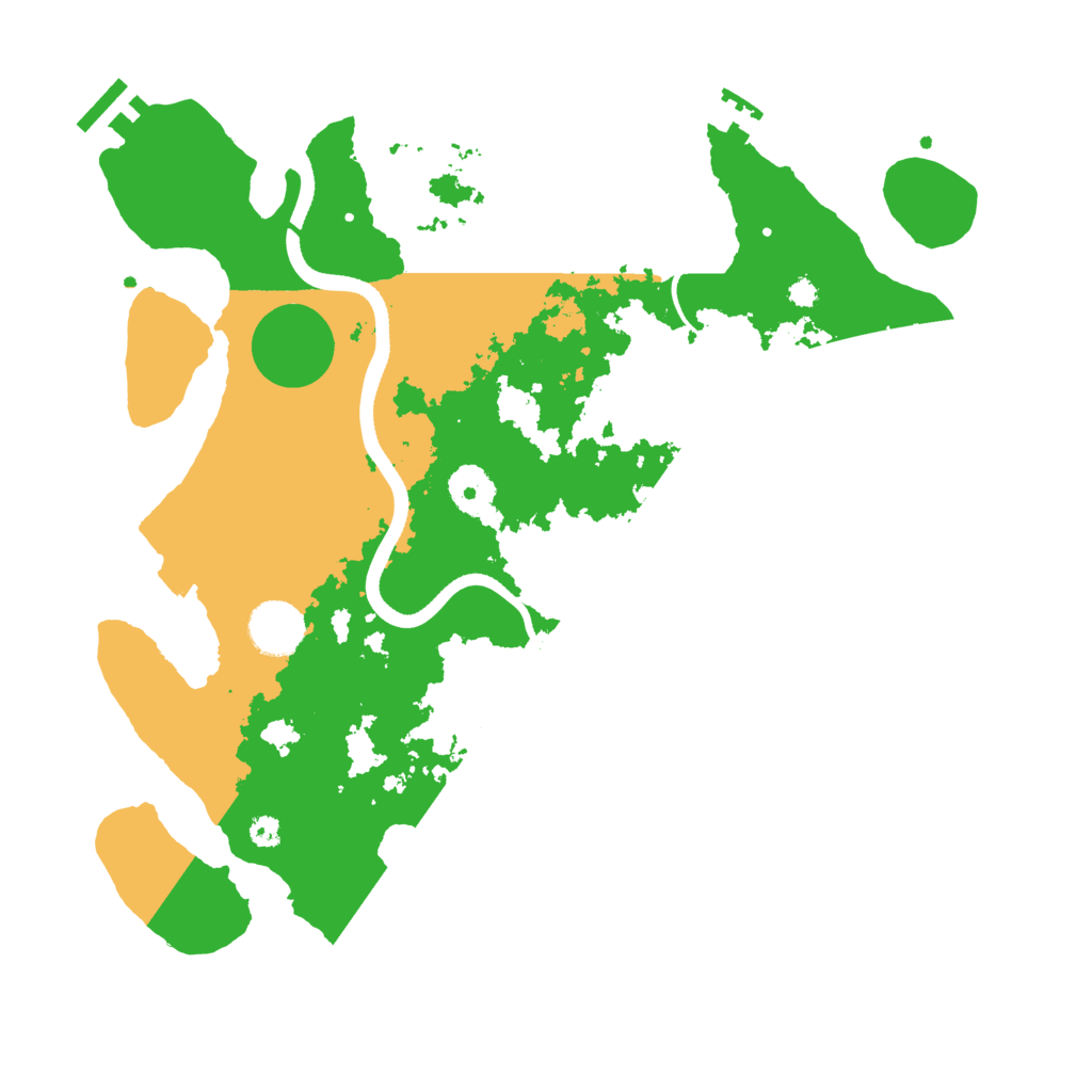 Biome Rust Map: Procedural Map, Size: 3500, Seed: 1948179017