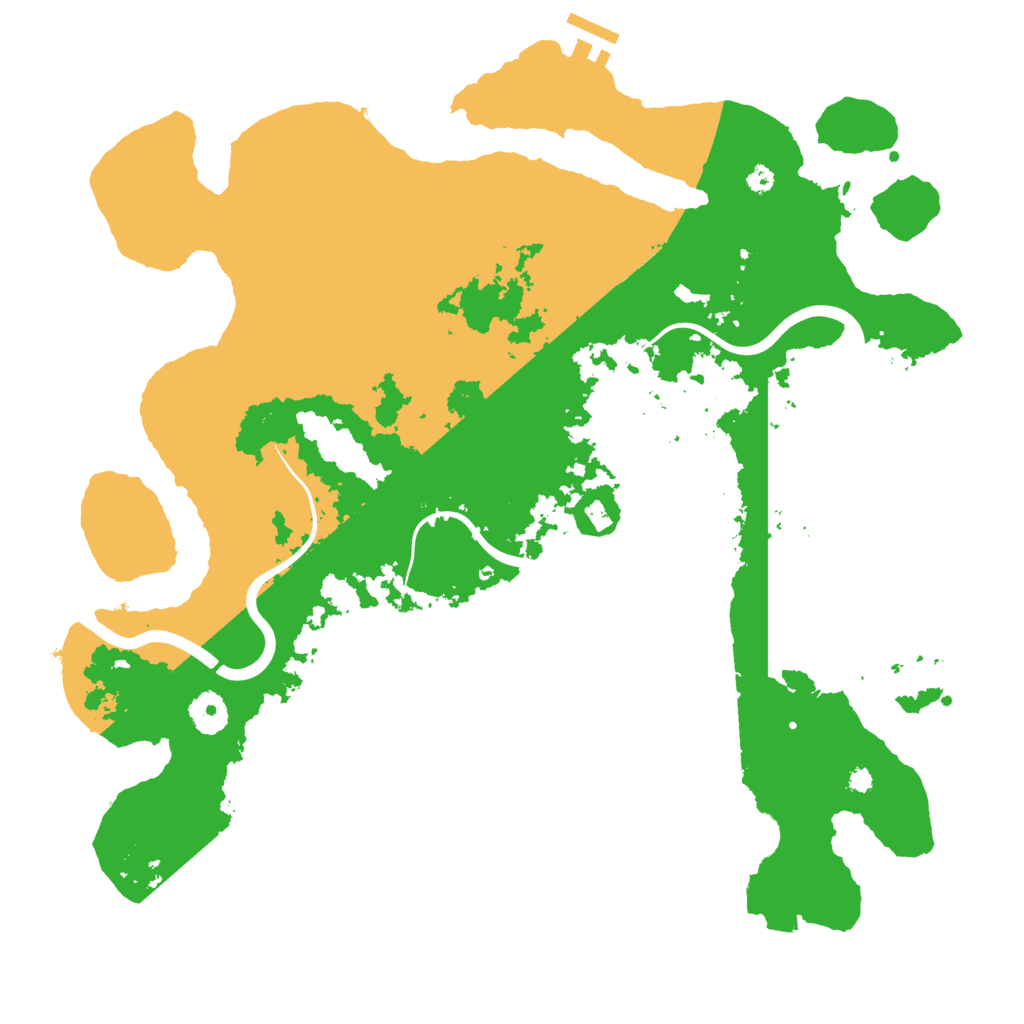 Biome Rust Map: Procedural Map, Size: 3850, Seed: 401242528