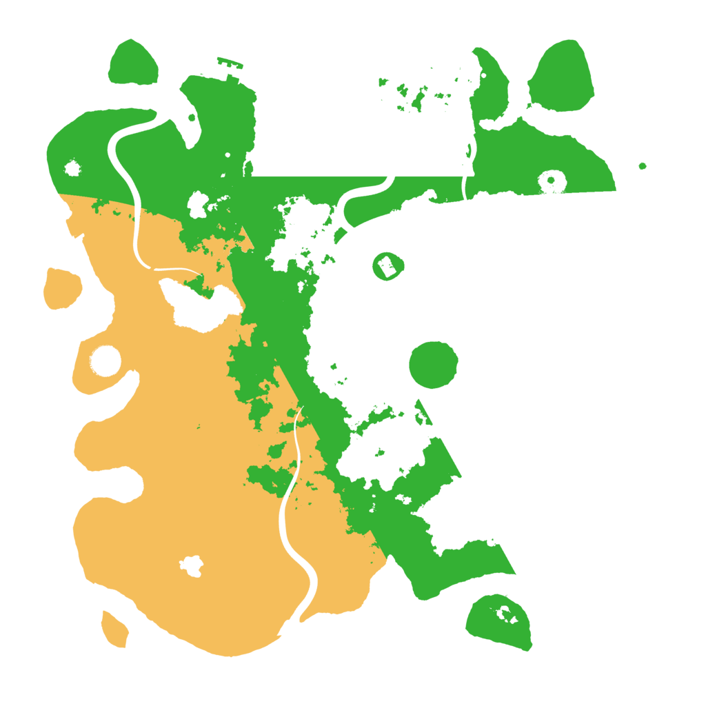 Biome Rust Map: Procedural Map, Size: 4000, Seed: 71345