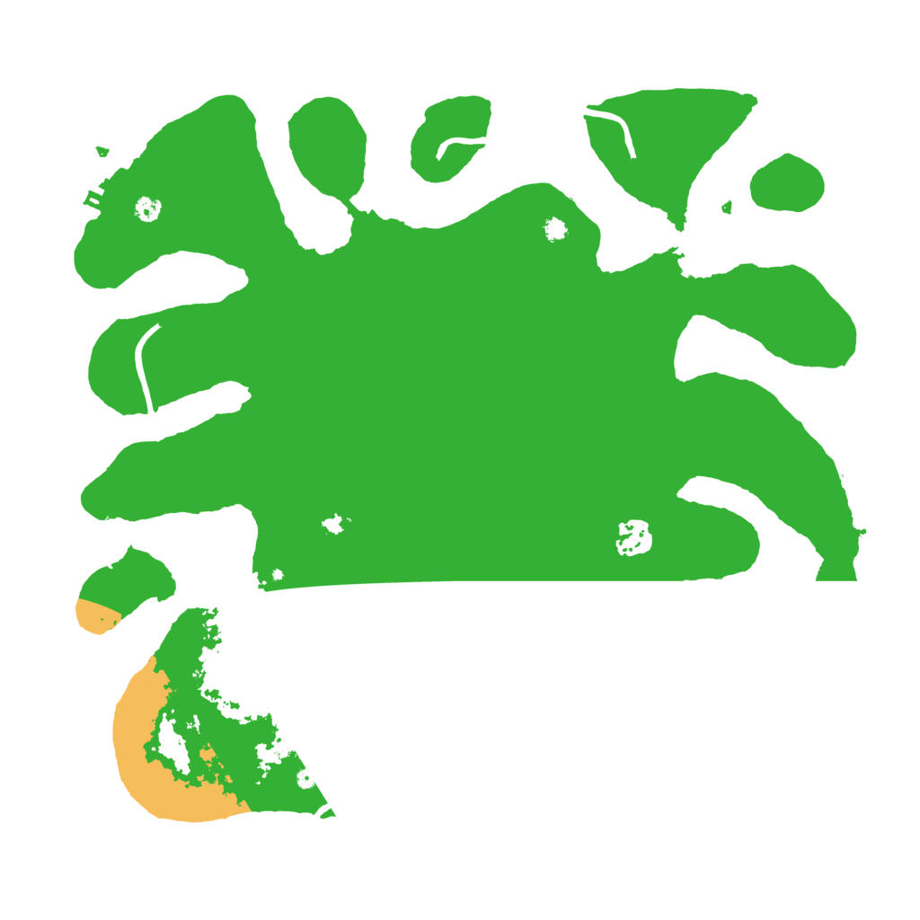 Biome Rust Map: Procedural Map, Size: 3700, Seed: 19735