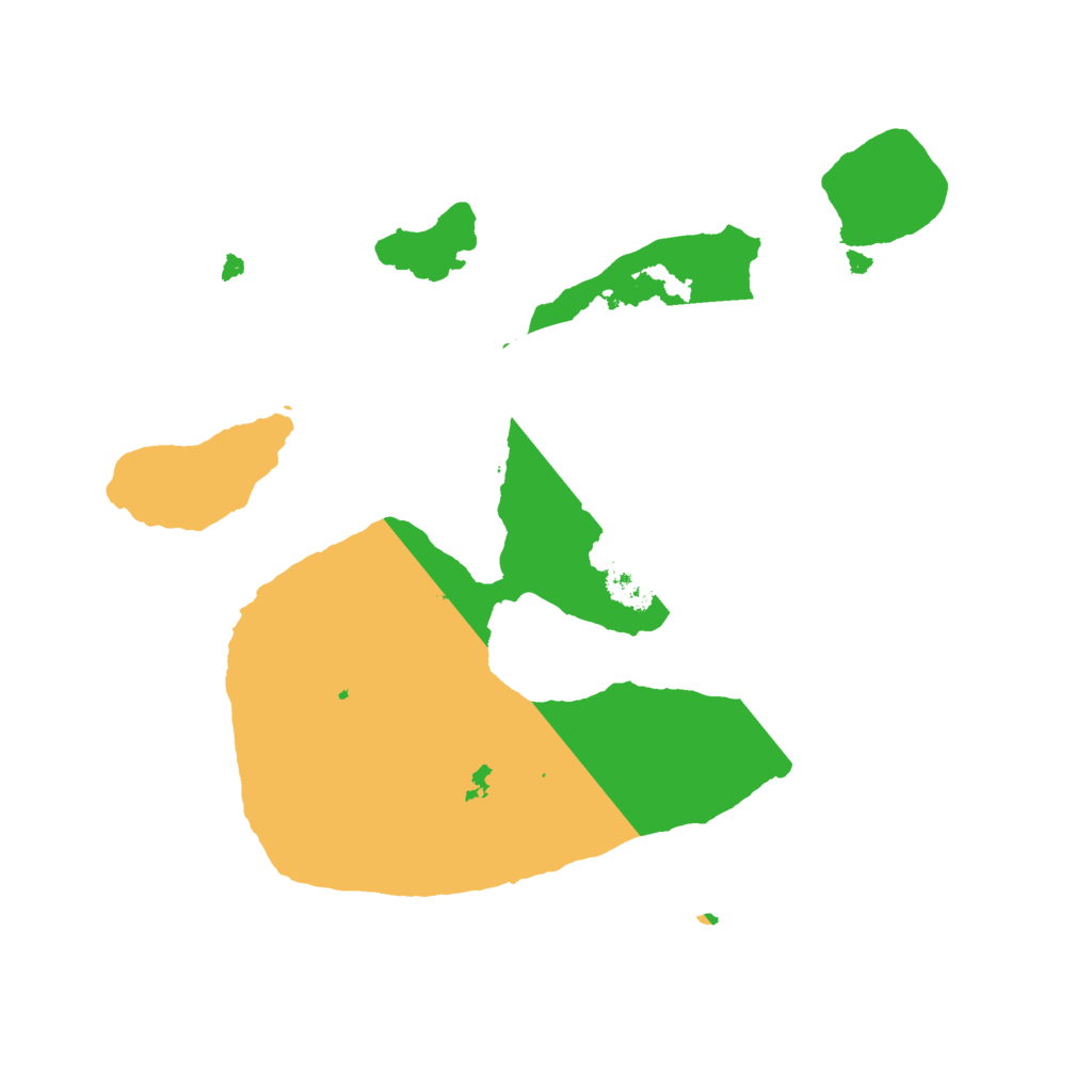 Biome Rust Map: Procedural Map, Size: 2150, Seed: 1337