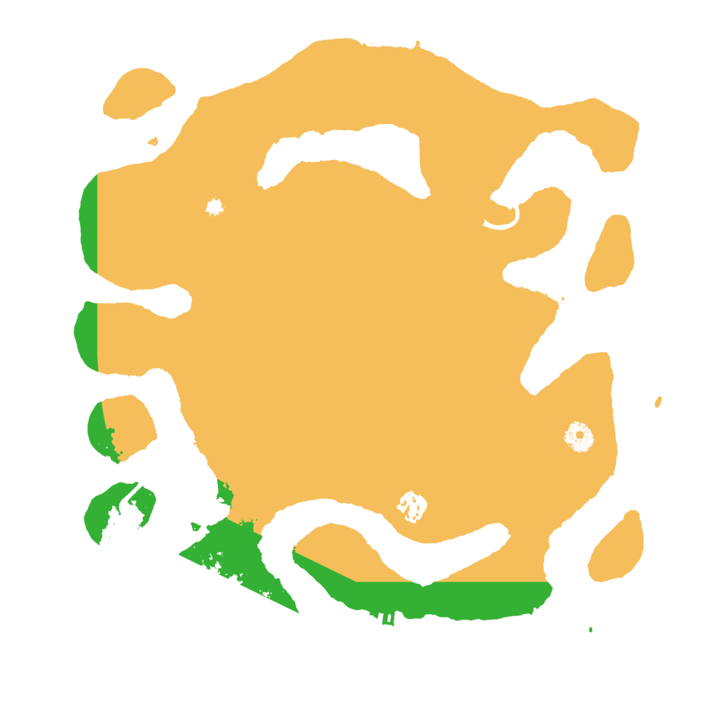 Biome Rust Map: Procedural Map, Size: 3700, Seed: 33138